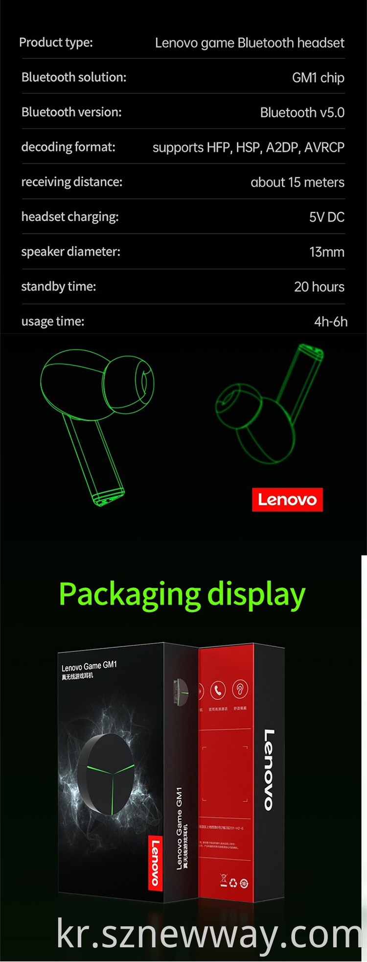 Lenovo Gm1 Headphone